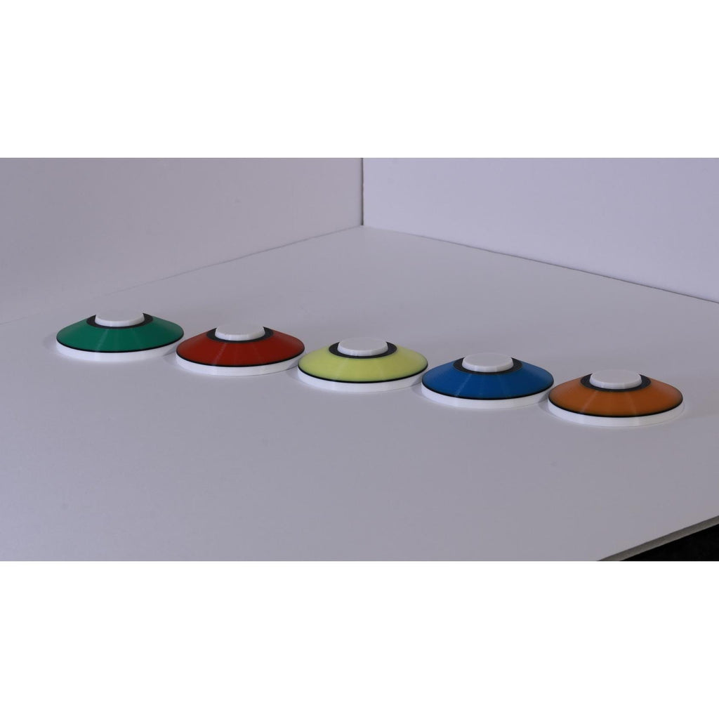 Tabletop Guitar Hero Notes/Gems (1x of each)
