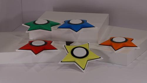 Guitar Hero Star Power Notes/Gems Wall Art (1x of each)