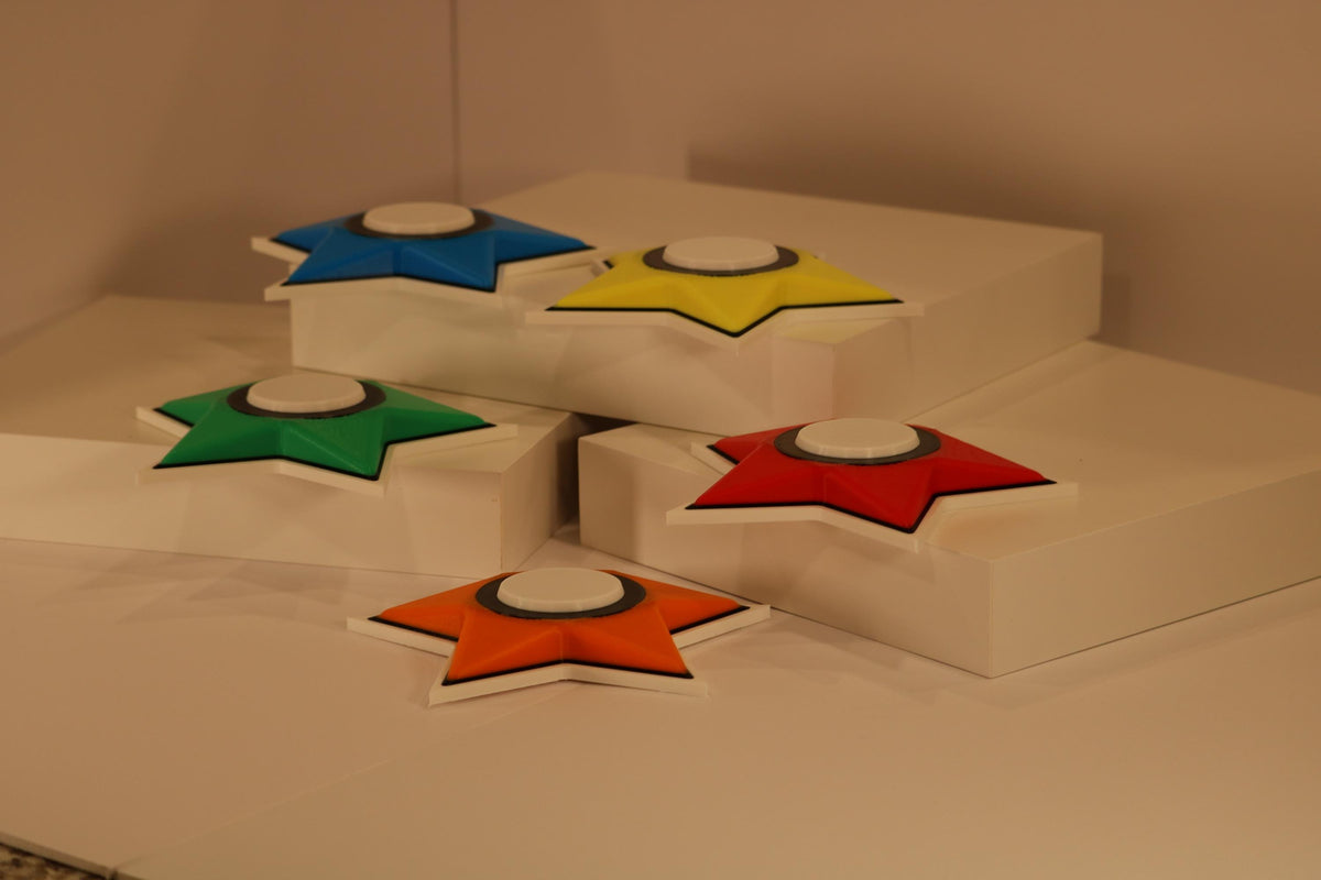 Guitar Hero Star Power Notes/Gems Wall Art (1x of each)