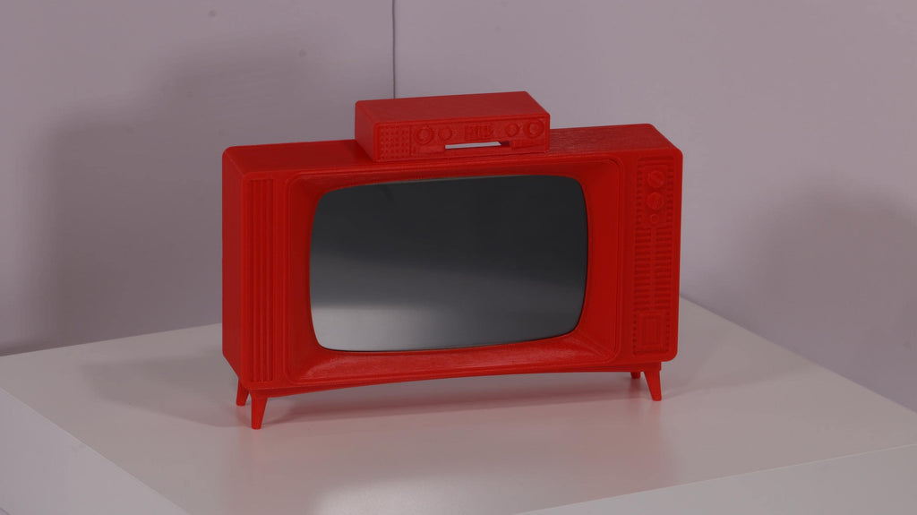 Mini-Monitor: Retro Monochromatic (Ruby Rabbit) - HDMI 5-Inch 800x480 Display