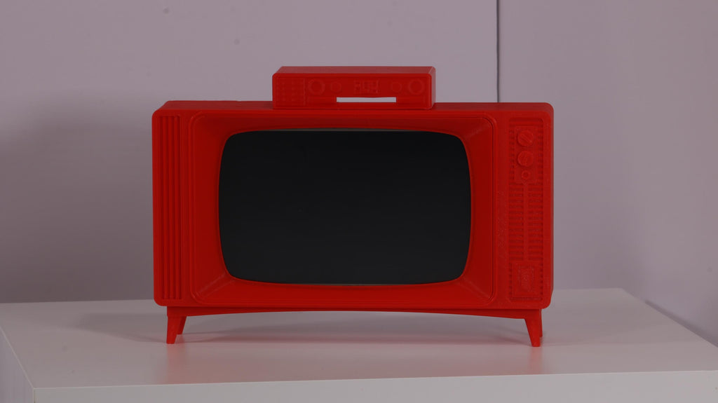 Mini-Monitor: Retro Monochromatic (Ruby Rabbit) - HDMI 5-Inch 800x480 Display