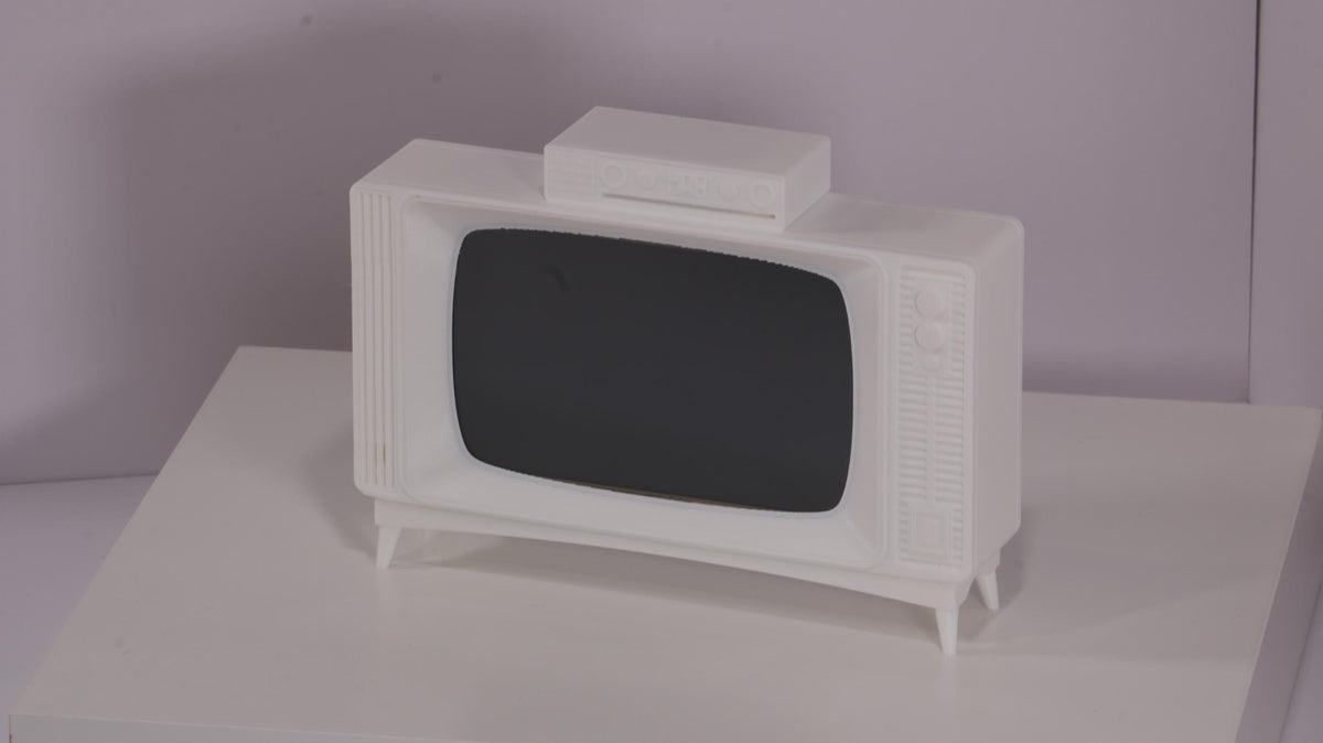 Mini-Monitor: Retro Monochromatic (Wunderwaffe White) - HDMI 5-Inch 800x480 Display