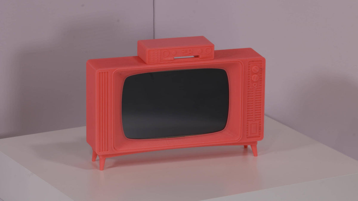 Mini-Monitor: Retro Monochromatic (Pink Cadillac) - HDMI 5-Inch 800x480 Display