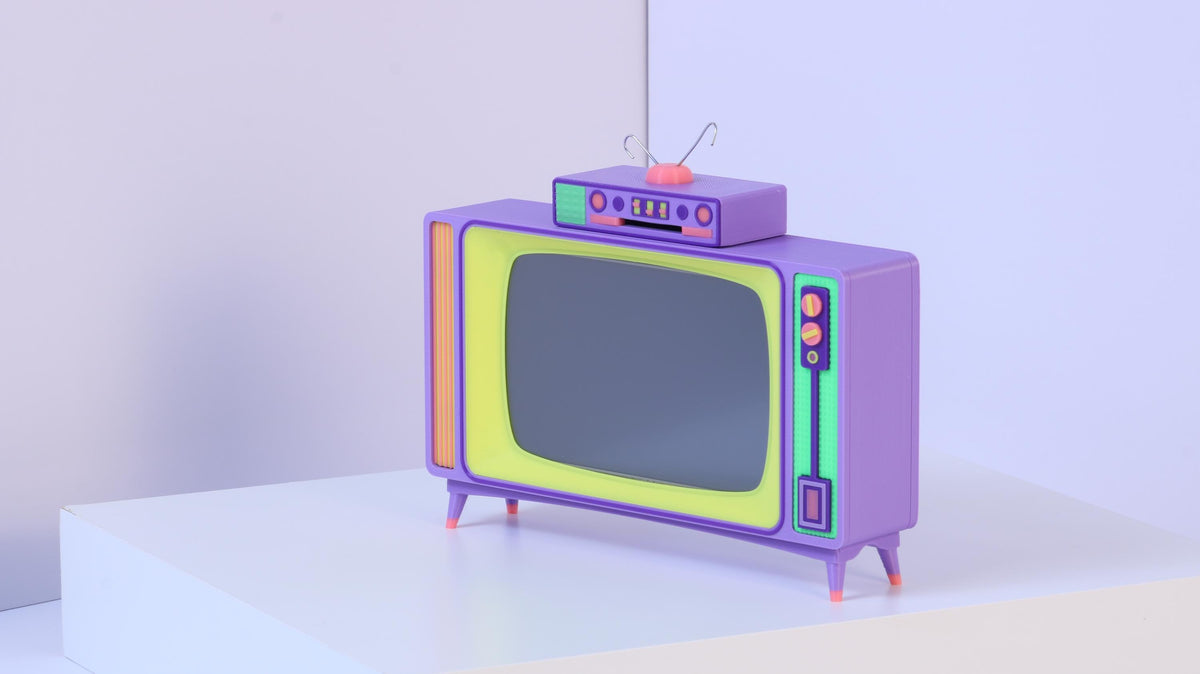 Mini-Monitor: Retro Disko - HDMI 5-Inch 800x480 Display