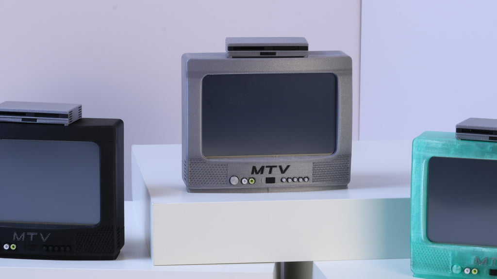 Mini-Monitor: MTV CRT Silver - HDMI 5-Inch 800x480 Display