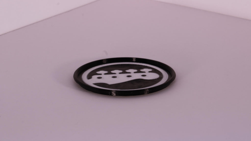 Rock Bank Instrument Coasters (1x of each)