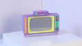Mini-Monitor: Retro Disko - HDMI 5-Inch 800x480 Display