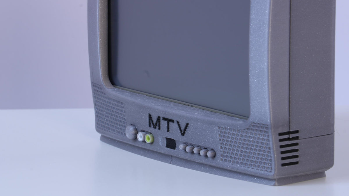 Mini-Monitor: MTV CRT Silver - HDMI 5-Inch 800x480 Display